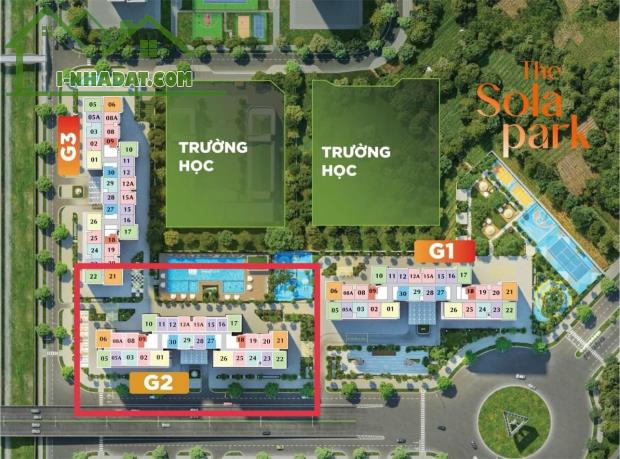 ⭐️Thông tin mới cập nhập mới nhất toà G2 Phân khu The Sola Park - 1