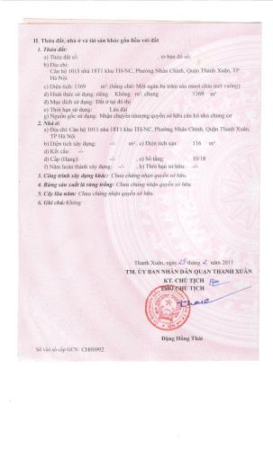 Cho thuê căn hộ chung cư  tầng 10 tòa 18T1 Trung hòa nhân chính - 1