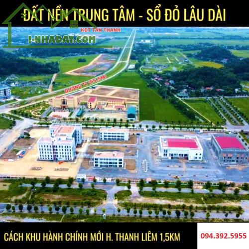 Dự án khu đô thị Tân Thanh trung tâm hành chính mới huyện Thanh Liêm