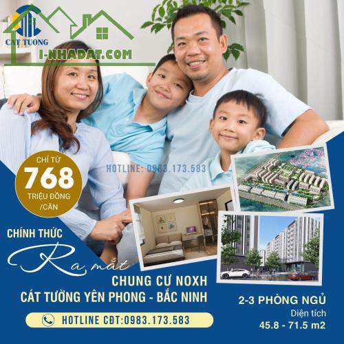 Nhà ở xã hội cattuong bắc ninh mở bán giá ưu đãi thủ tục đơn giản hỗ trợ vay 4,8%/năm- 091