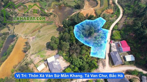 Mảnh đất rộng 1200m2 ở Tả Van Chư, Bắc Hà, Lào Cai cần bán, view thung lũng, giá 1.X - 4