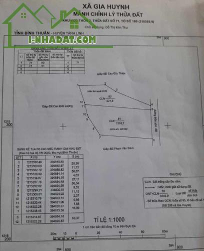 Đất Đẹp - Giá Tốt - Chính Chủ Cần Bán Lô Đất Vị Trí Đẹp Tại Xã Gia Huynh, Tánh Linh Bình - 2