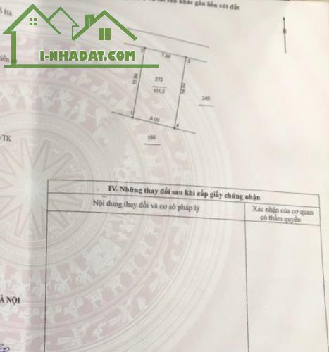 Rẻ nhất Thị trấn Phú Xuyên,đất đô thị,Dt 111m,đường 3.3m,Oto vào tận đất,tiện ích vô vàn - 2