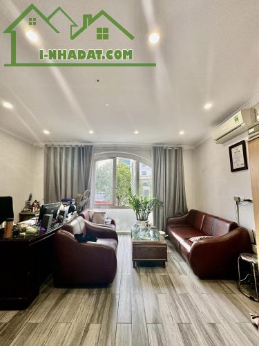 BÁN NHÀ MẶT PHỐ HỒNG TIẾN,VỈA HÈ 6M,DIỆN TÍCH 125M X 6 TẦNG,THANG MÁY + NỘI THẤT NHẬP KHẨU - 1