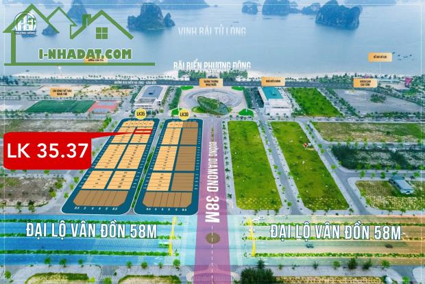 (CẦN BÁN) Lô đất nền Phương Đông Vân Đồn giá 3.7 tỷ, 87.5m2, mặt tiền 5m. Sẵn sổ từng lphí