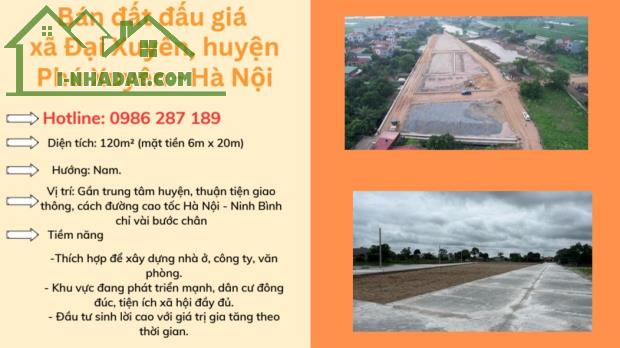 Bán nhanh 3 Lô Đất Liền Kề Đấu Giá - Phú Xuyên, Hà Nội