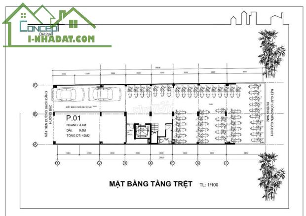 CHO THUÊ MẶT BẰNG, MẶT TIỀN ĐƯỜNG BẠCH ĐẰNG, PHƯỜNG 2, QUẬN TÂN BÌNH, HCM. - 2