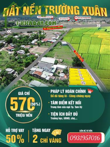 Bán đất ngay Trung Tâm Tam Kỳ-Trường Xuân -ngang 7M Có Sổ Sẵn - 3