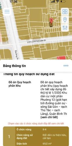 Bán đất Nguyễn Xí, P13, quận Bình Thạnh tặng luôn căn nhà 68M2 (5,6X12) NHỈNH 6 TỶ - 1