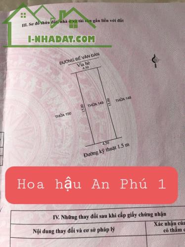 Cần bán 67,5m2 đất số 50 Bế Văn Đàn P Tân Bình chỉ 3,4 tỷ - 2