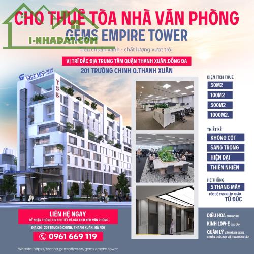 Cho thuê văn phòng Gems Empire Tower 201 Trường Chinh - Nâng tầm doanh nghiệp - 2