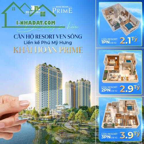 CĂN HỘ KHAI HOAN PRIME, GIÁ 2.1 TỶ, VAY 0 GỐC-LÃI 30 THÁNG, CHIẾT KHẤU ĐẾN 12% - 1