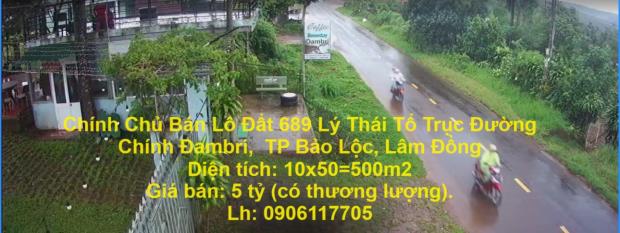 Chính Chủ Bán Lô Đất 689 Lý Thái Tổ Trục Đường Chính Đambri,  TP Bảo Lộc, Lâm Đồng - 1