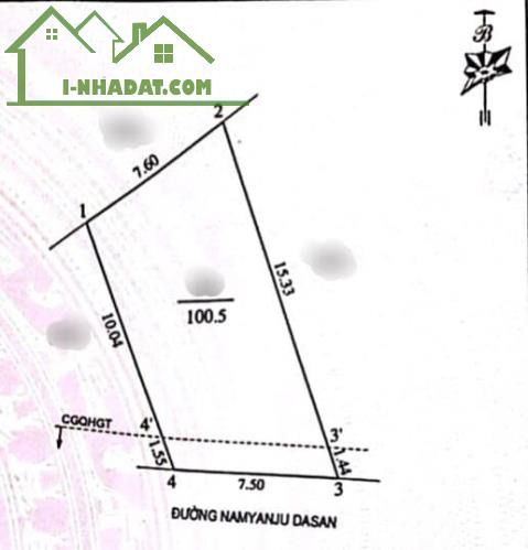 BÁN ĐẤT KINH DOANH ĐƯỜNG HÀN QUỐC P.QUÁN BÀU