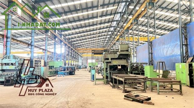 nhà xưởng sản xuất kết cấu thép, cơ khí chế tạo, có sẵn nhiều cầu trục trọng tải lớn - 4