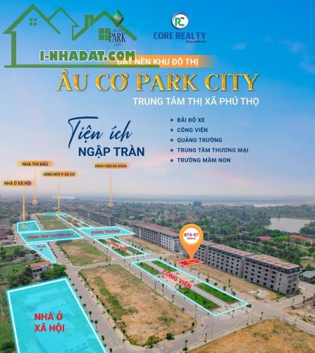 BÁN ĐẤT VIEW QUẢNG TRƯỜNG, TTTM ÂU CƠ PARK CITY, GIÁ CHỈ 20 triệu/m2 - 3