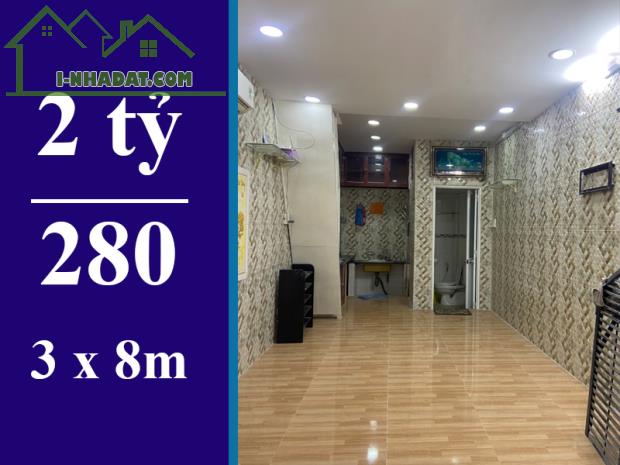 BÁN NHÀ HẺM 3 GÁC 264 LÊ VĂN LƯƠNG, DT: 3 x 8M. SỔ HỒNG RIÊNG. GIÁ 2 TỶ 280