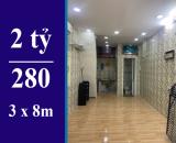 BÁN NHÀ HẺM 3 GÁC 264 LÊ VĂN LƯƠNG, DT: 3 x 8M. SỔ HỒNG RIÊNG. GIÁ 2 TỶ 280