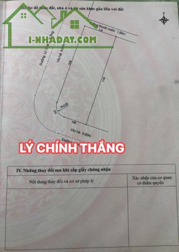 BÁN ĐẤT 2 LÔ LIỀN KỀ 2 MẶT TIỀN ĐƯỜNG LÝ CHÍNH THẮNG-HOÀ MINH-LIÊN CHIỂU