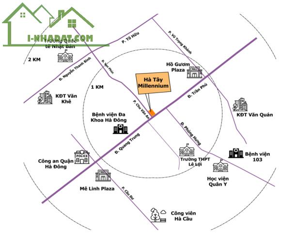 Tòa tháp thiên niên kỷ Hà Tây- Hà Đông cho thuê văn phòng chuyên nghiệp 350-1000m2 - 3