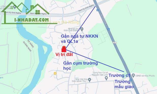 21 Bán đất Hòa Phước, Hòa Vang 142m2 ngang 6m dưới 1 tỷ gần cụm trường học, QL1A - 1