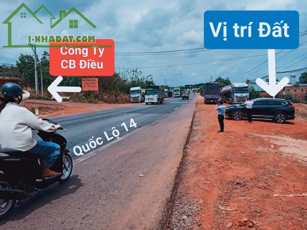 Cần bán gấp đất thổ cư 300m2, mặt tiền đường Quốc lộ 14 (QH 84m), Bù Đăng, Bình Phước
