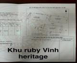 Bán căn lô góc liền kề khu Ruby - Vinh Heritage