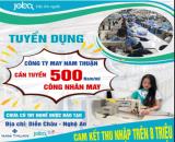 TUYỂN DỤNG CÔNG NHÂN MAY