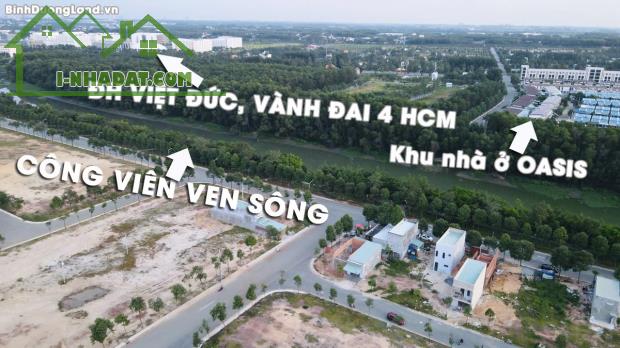 Bán đất Mỹ Phước 4 gần Đại Học Việt Đức sát sông Thị Tính giá chỉ 1tyr 1Xx - 2