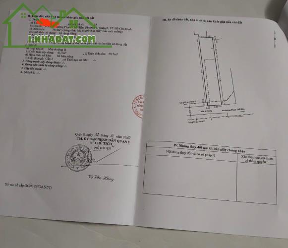 Bán nhà hẻm Phạm Thế Hiển,P.5,Q.8,dt: 4 x 20 nhà xây 2 lầu 3 tỷ 95. - 4