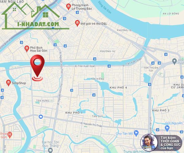 BÁN NHÀ HẺM XE HƠI 5M. 24M2.3MX8M.NHÀ 3 TẦNG BÊ TÔNG CỐT THÉP. 2 PHÒNG NGỦ - 4