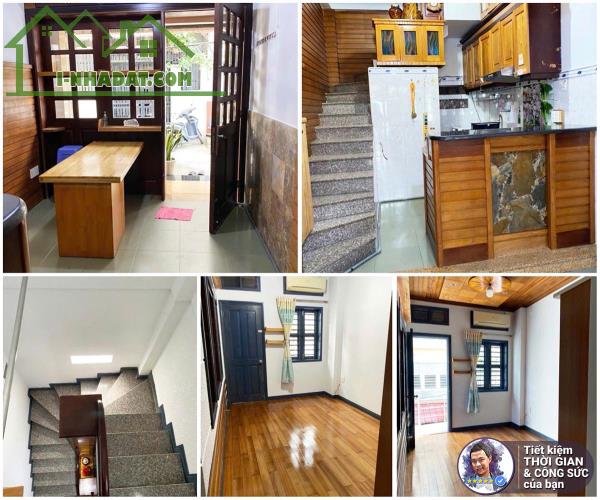 BÁN NHÀ HẺM XE HƠI 5M. 24M2.3MX8M.NHÀ 3 TẦNG BÊ TÔNG CỐT THÉP. 2 PHÒNG NGỦ