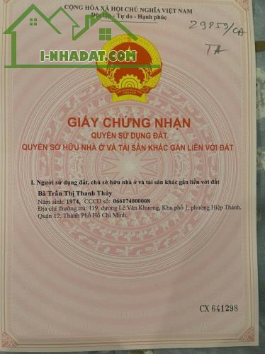 Bán biệt thự phố khu đồng bộ đối diện công viên KDC cao cấp, Quận 12