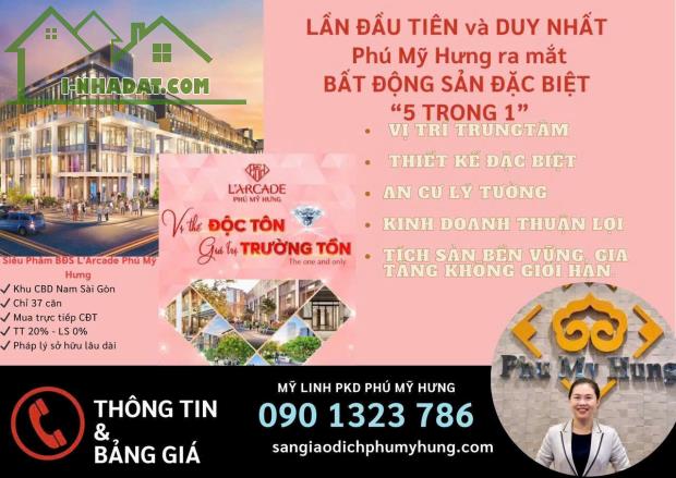 Giỏ hàng dự án Larcade Phú Mỹ Hưng tháng 9/2024. Nhận ưu đãi 0901323786