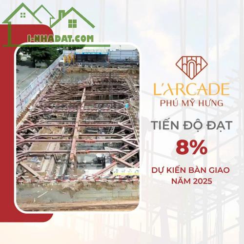 CẬP NHẬT TIẾN ĐỘ XÂY DỰNG LARCADE PHÚ MỸ HƯNG THÁNG 8/2024