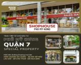 Bán Shophouse mặt tiền đường Nguyễn Đức Cảnh Phú Mỹ Hưng. Diện tích đa dạng từ 80-213m2