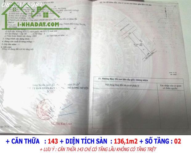 CHÍNH CHỦ BÁN GẤP 2 CĂN NHÀ MẶT TIỀN SỐ 3, SỐ 4 Đường Lý Tự trọng, Thành Phố Long Xuyên, - 4