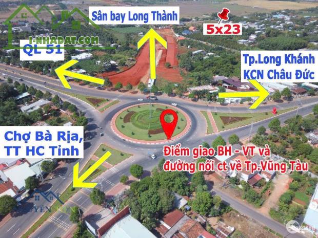 MUA ĐẤT XÂY NHÀ ĐỂ Ở TẠI LONG ĐIỀN BÀ RỊA DƯỚI 1 TỶ 5 MUA NỀN 200 MÉT ĐƯỜNG NHỰA 15 MÉT - 4