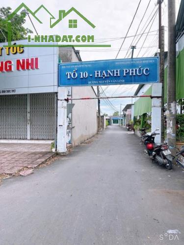 bán đất nền thổ cư 100m2 kdc hạnh phúc lộ ô tô tới nền giá 1.35 tỷ - 4