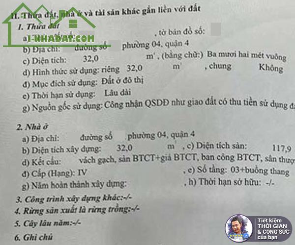 BÁN NHÀ ĐƯỜNG SỐ 47. NHÀ 4 TẦNG. 32M2. 3.6MX9M. NHÀ CỰC ĐẸP. ĐƯỜNG RỘNG 6M - 9