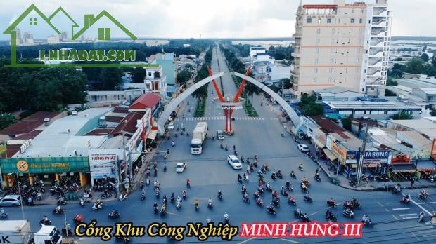 BÁN(3 SỔ 1.248M2) QL13 VÀO,FULL SHR thổ cư 259 TR, Lộ THÔNG 21m,SÁT KCN 400Ha,Sát TRƯỜNG C - 2