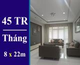 cho thuê nhà mặt tiền quận 7. dt: 8 x 22m, 2 lầu, sân thượng. giá 45 tr/ tháng