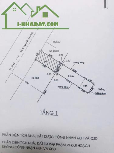 Bán Nhà (4x25) Mặt Tiền Đường Hiệp Thành 44, Q12. (Cách 20m ra Nguyễn Thị Búp) - 1