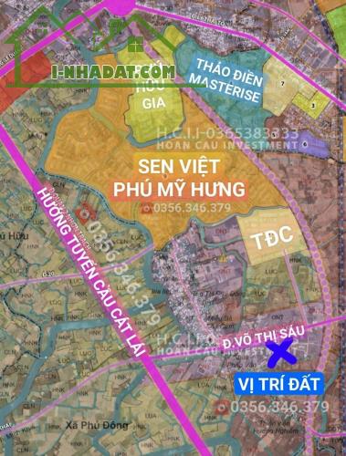 Đất vườn 600m2, sẵn thổ cư, vị trí tiềm năng gần Phú Mỹ Hưng, Thảo Điền - 4