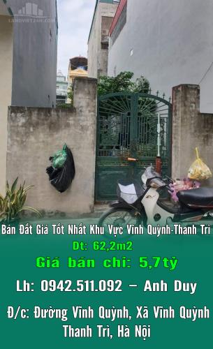 Chính Chủ Bán Đất Giá Tốt Nhất Khu Vực Vĩnh Quỳnh-Thanh Trì - 3