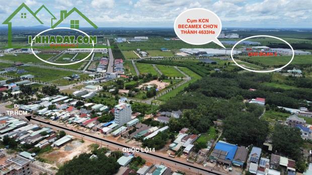 Cần bán nhanh miếng đất kdc becamex Chơn Thành 300 m2 giảm 400 triệu - 2