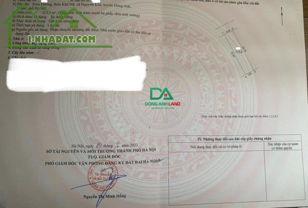 ✅Bán đất đấu giá Xóm Đường Khê Nữ cạnh khu đô thị Nguyên Khê Đông Anh - 1