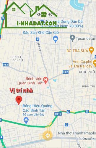 HÀNG HÓT BÌNH TÂN - NHÀ VỪA Ở VỪA CHO THUÊ - DT 72M2 - CHỈ NHỈNH 3 TỶ. - 2