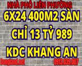 Nhà phố KDC Khang An Quận 9 (Sổ hồng cầm tay) 6x24 400m2 SD 5PN Còn 13tỷ989 Sát The Global