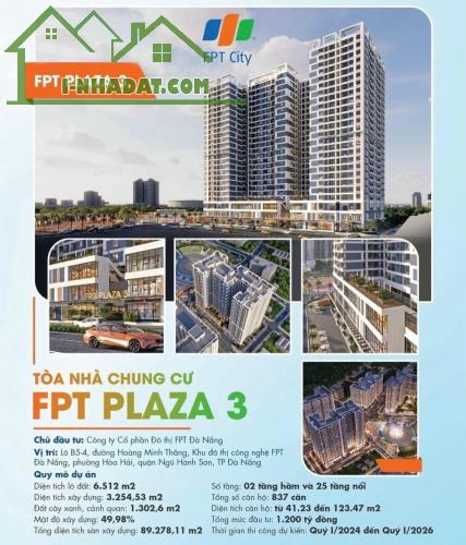 FPT PLAZA3 ĐÀ Nẵng  - Căn Hộ Tiêu Chuẩn Cao - Sản Phầm Được Mong Chờ 2024 - 3